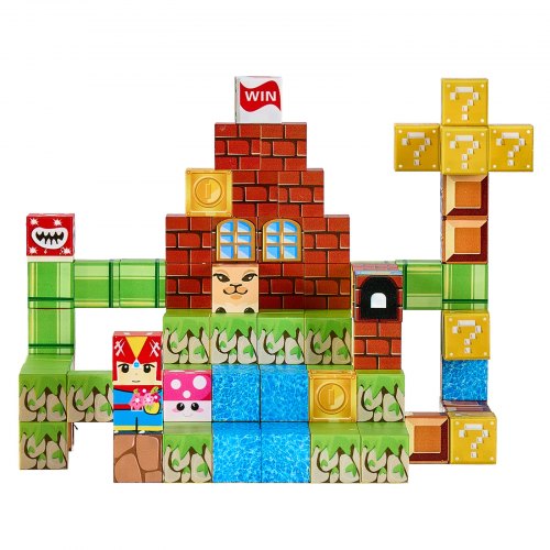 Magnetic Blocks 100 PCS Magnet Blocks Set Magnetic Building Cubes for Kids