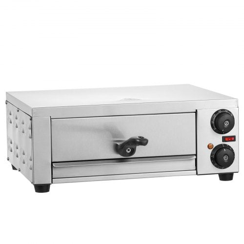 Electric Countertop Pizza Oven 12 1500W Adjustable Temp 0120Min Timer