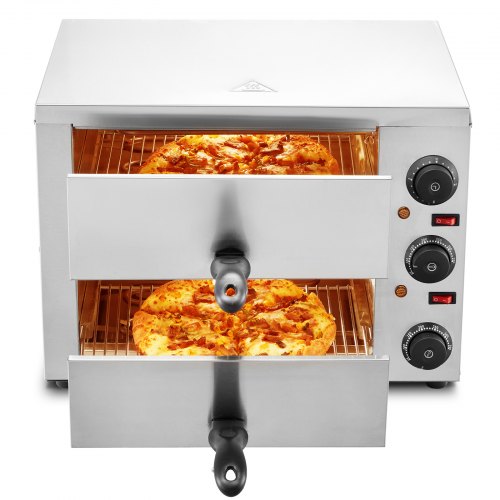 Electric Countertop Pizza Oven 12 Adjustable Temperature 0120Min Timer – 8