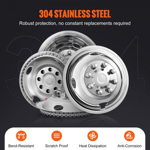 16inch Wheel Simulators 304 Stainless Steel Wheel Simulator Kit with Mirror