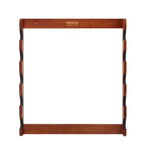 Gun Rack Wood Gun Rack Wall Mount Gun Display Rack holds 5 Rifles