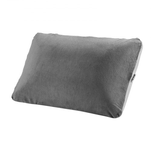Camping Pillow Memory Foam Travel Pillow with DoubleSided Cover Portable