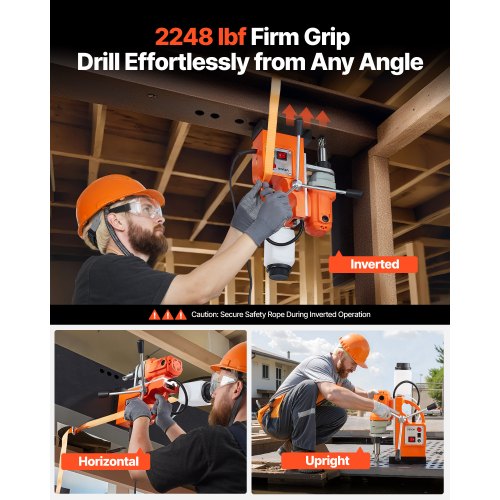 Magnetic Drill Press 1200 W 1.5 in Boring Diameter 2248 lbf Power Mag