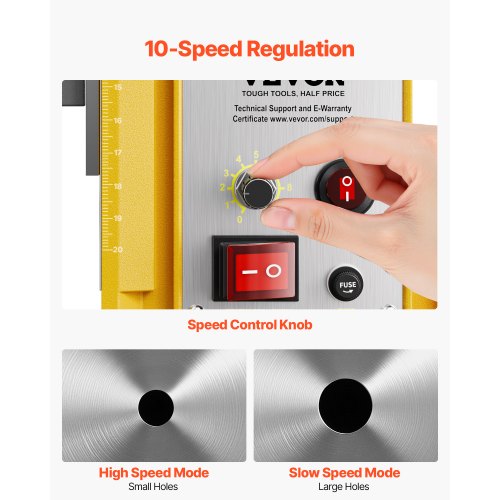 Magnetic Drill 1400W Motor 2 in Boring Diameter 2922 lbf Portable Electric