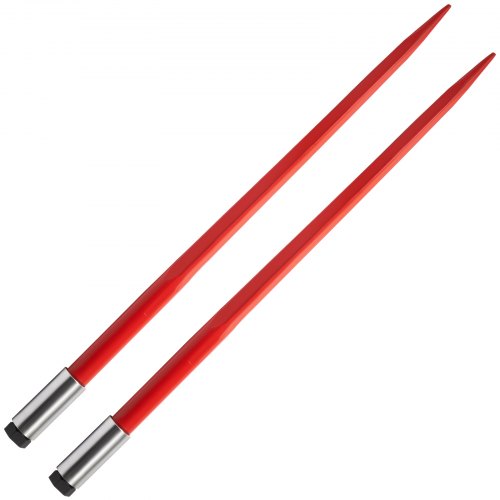 Pair Hay Spear 43 Bale Spear 3000 lbs Capacity Bale Spike Quick Attach