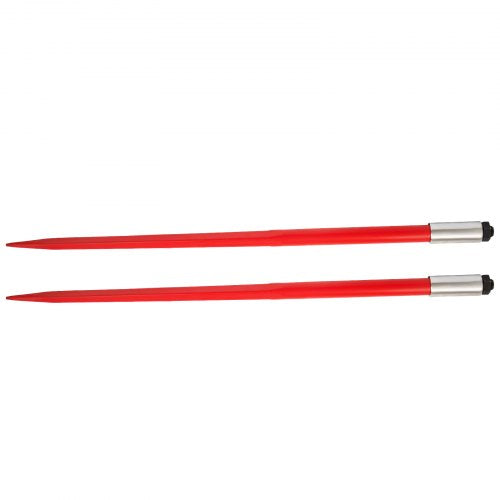 Pair Hay Spear 49 Bale Spear 3000 lbs Capacity Bale Spike Quick Attach