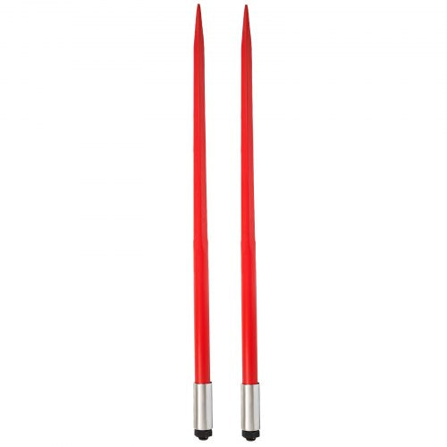Pair Hay Spear 49 Bale Spear 3000 lbs Capacity Bale Spike Quick Attach
