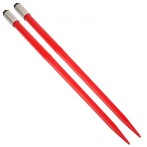 Pair Hay Spear 49 Bale Spear 3000 lbs Capacity Bale Spike Quick Attach