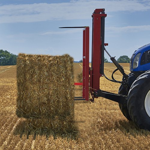 49 Hay Bale Spear 3000 lbs Capacity with Nut and Sleeve