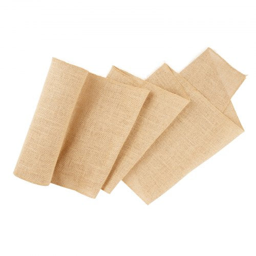 Burlap Fabric Roll 14” x 150 ft 50 x 50 High Density Wide Natural Burlap