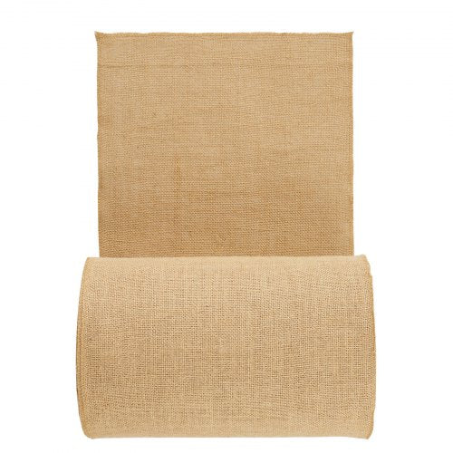 Burlap Fabric Roll 14” x 150 ft 50 x 50 High Density Wide Natural Burlap