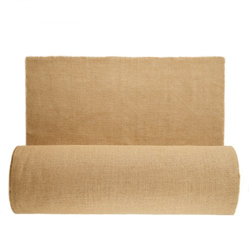 Burlap Fabric Roll 40” x 300 ft 50 x 50 High Density Wide Natural Burlap