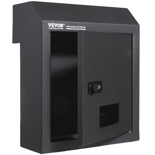 Sturdy Metal Key Locker Combo Lock Mountable on Wall 12 Charcoal Gray