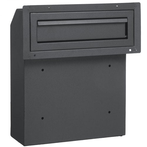 Sturdy Metal Key Locker Combo Lock Mountable on Wall 12 Charcoal Gray