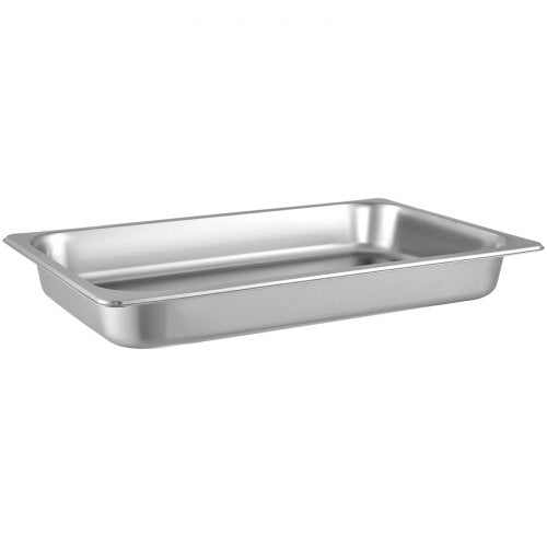 6 Pack Steam Table Pans 209 x 128 x 2.6 Inch Deep Steam Table Pan Full