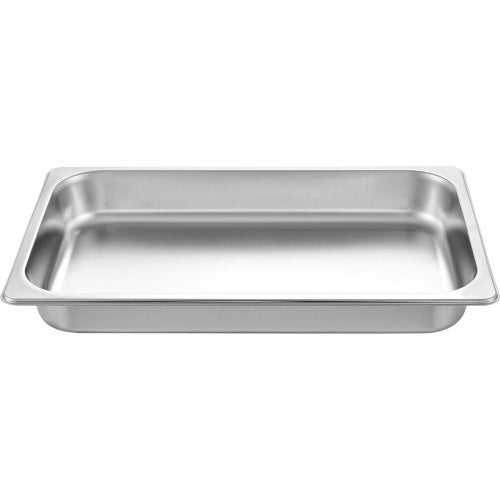 6 Pack Steam Table Pans 209 x 128 x 2.6 Inch Deep Steam Table Pan Full