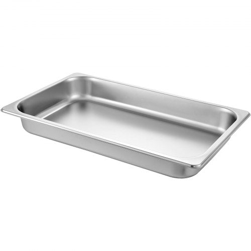 6 Pack Steam Table Pans 209 x 128 x 2.6 Inch Deep Steam Table Pan Full
