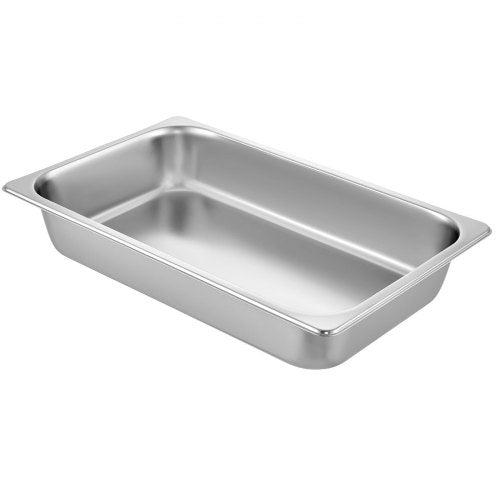 6 Pack Steam Table Pans 209 x 128 x 3.9 Inch Deep Steam Table Pan Full