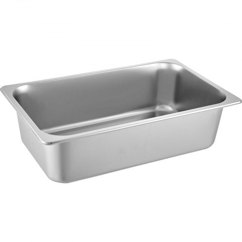 6 Pack Steam Table Pans 209 x 128 x 5.9 Inch Deep Steam Table Pan Full