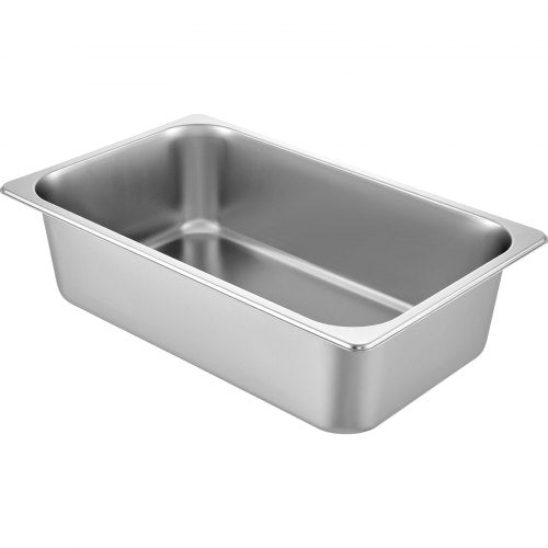 6 Pack Steam Table Pans 209 x 128 x 5.9 Inch Deep Steam Table Pan Full
