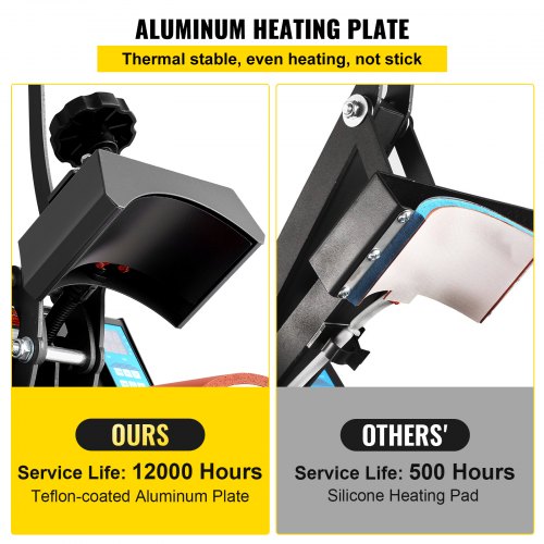 Heat Press 6x375Inch Curved Element Hat Press Clamshell Design Heat Press