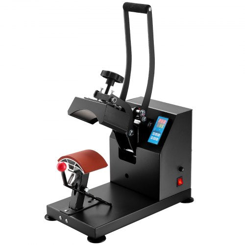 Heat Press 6x375Inch Curved Element Hat Press Clamshell Design Heat Press