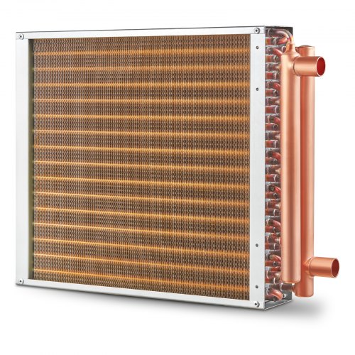 Heat Exchanger Water to Air 16x 16 with 3Row 38 Copper Ports 193