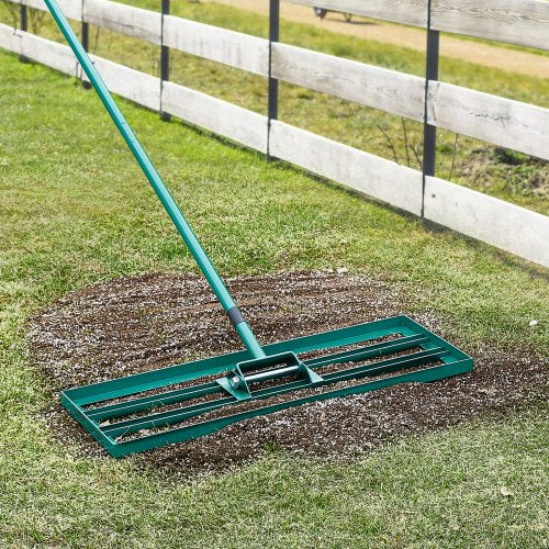 Lawn Leveling Rake 30x10 Level Lawn Tool Heavyduty Lawn Leveler with 78