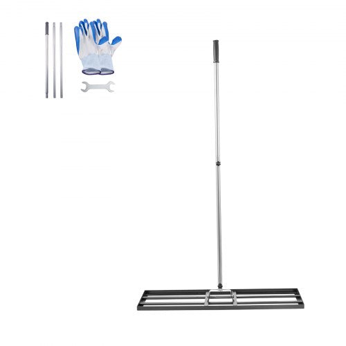 Lawn Leveling Rake Lawn Leveler with 83.9 in Handle 36x10 in Ground Plate