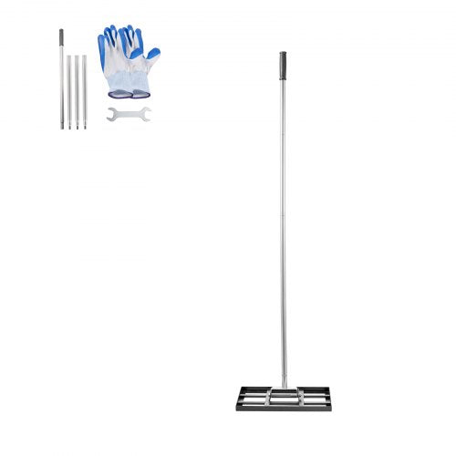 Lawn Leveling Rake Lawn Leveler with 78 in Handle 17x10 in Ground Plate