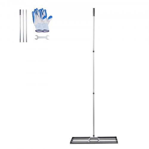 Lawn Leveling Rake Lawn Leveler with 83.9 in Handle 30x10 in Ground Plate