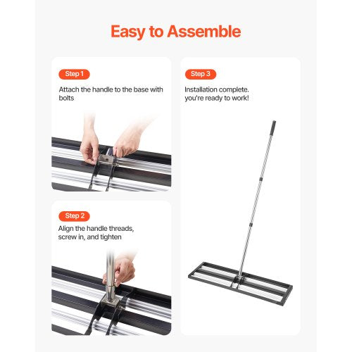 Updated Lawn Leveling Rake with Roller 36 x 10 Stainless Steel Lawn