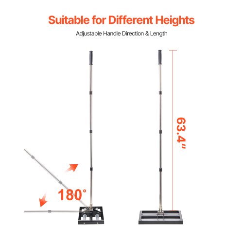 Updated Lawn Leveling Rake with Roller 17 x 10 Stainless Steel Lawn