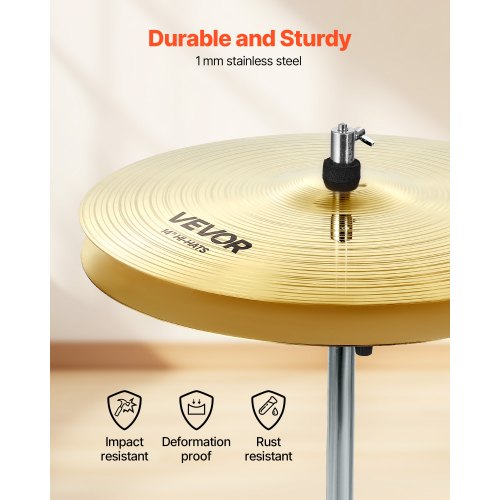 Cymbal Pack 3 Pieces Cymbals for Drum Set Alloy Cymbals Drum Set Includes
