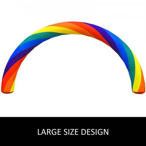 Inflatable Rainbow Arch 26ftx10ft 8x4m w 350W Motor AdvertisingParty