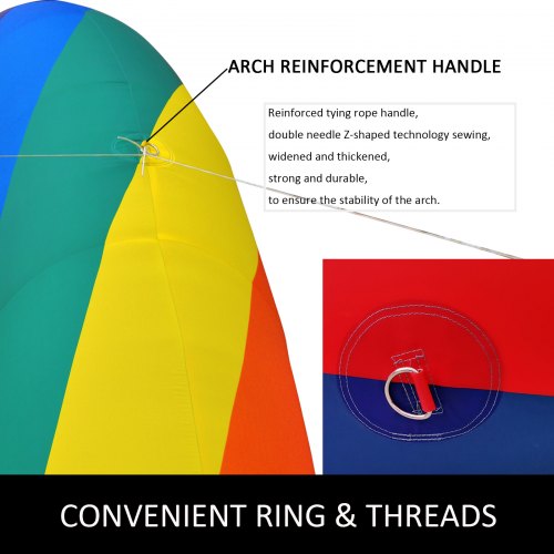 Inflatable Rainbow Arch 26ftx10ft 8x4m w 350W Motor AdvertisingParty