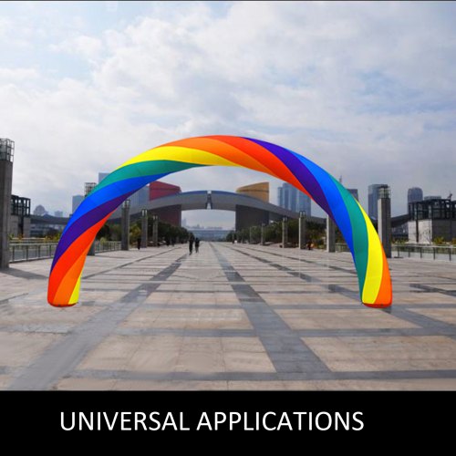 Inflatable Rainbow Arch 26ftx10ft 8x4m w 350W Motor AdvertisingParty