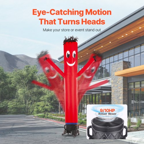 Inflatable Tube Man Set 10 ft Tall Wacky Waving Inflatable Dancing Tube