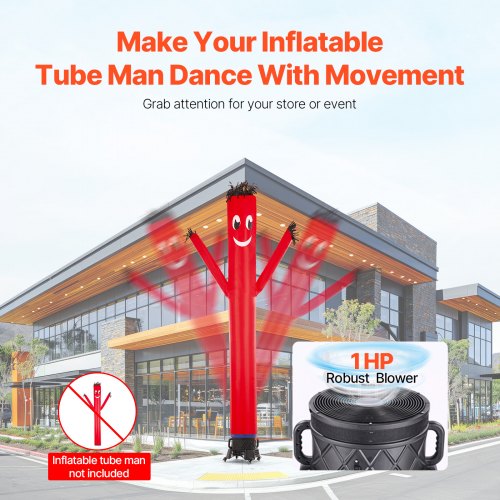 Inflatable Tube Man Blower 1 HP Blower Fan for Wacky Waving Inflatable