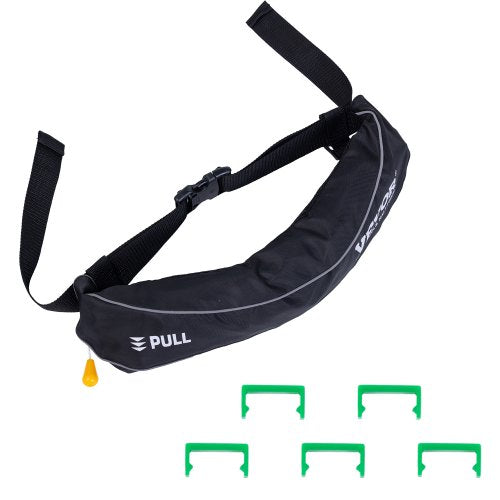 Manual Inflatable Belt Pack for Adults 105N Buoyancy Over 80 Pounds and Up to 59