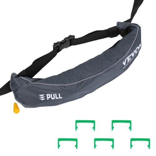 Manual Inflatable Belt Pack for Adults 105N Buoyancy Over 80 Pounds and Up to 59