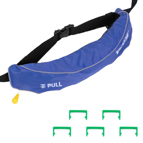 Manual Inflatable Belt Pack for Adults 105N Buoyancy Over 80 Pounds and Up to 59