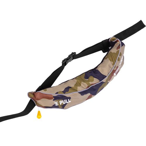 Manual Inflatable Belt Pack for Adults 105N Buoyancy Over 80 Pounds and Up to 59