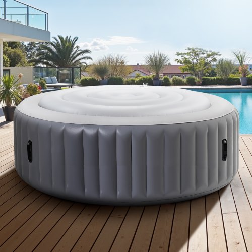 Inflatable Hot Tub Cover 4.5 Ft Round Hot Tub Cover Protector Insulated