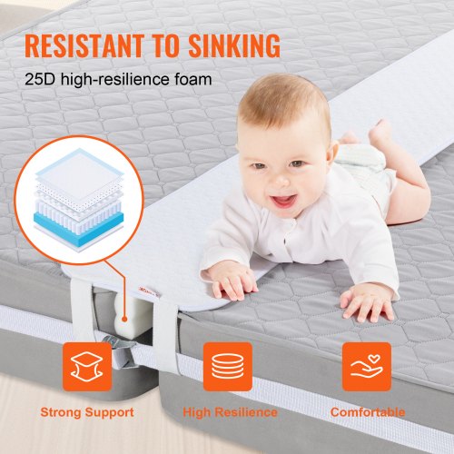Bed Bridge King Bed Converter Kit Split King Gap Filler for Adjustable Bed