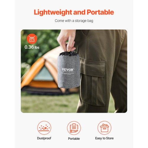 Inflatable Camping Pillow 5Inch Thickened Travel Pillow Soft Backpacking
