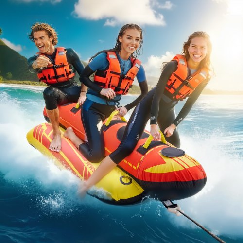 Towable Tubes for Boating 13 Riders Inflatable Boat Tubes and Towables