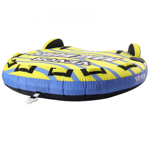 Towable Tube for Boating 13 Riders Inflatable Towable Tube with Bumper