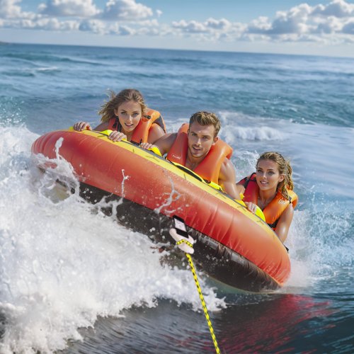Towable Tube for Boating 13 Riders Inflatable Boat Tubes and Towables 510