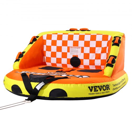 Towable Tube for Boating 12 Riders Inflatable Towable Tubes with Deck